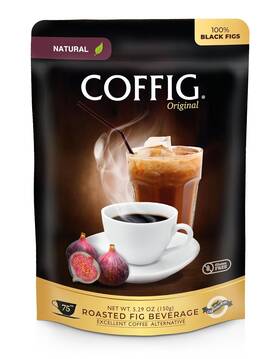 Coffig 711181100990 Original - 75 Cups Coffee Substitute And Alternative Roasted Fig