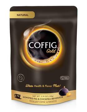 Coffig 860796000253 Gold - Coffee Substitute And Alternative Roasted Fig Chickpea Caff