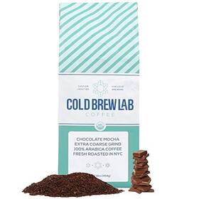 Cold Brew Lab 853718008581 Organic Coarse Ground Flavored Coffee Chocolate Mocha Flavor Dark