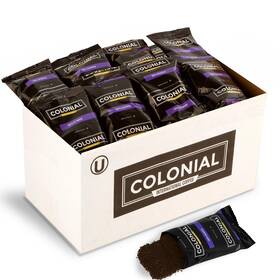 Colonial Coffee Roasters 313095856811 Packets Pre Ground Packs Colombian Medium Roast Bulk