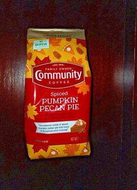 Community Coffee 035700018642 New Orleans Spiced Pumpkin Pecan Pie Flavored 11 Oz Bag