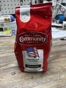 Community Coffee 035700019229 American Classic Ground Medium Roast 12 Ounce Bag