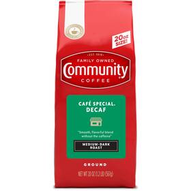 Community Coffee 035700019267 Caf Special Decaf 20 Ounce Smooth Medium Dark Roast Beans