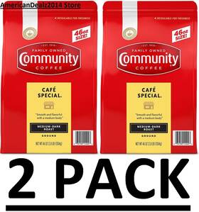 Community Coffee 035700114023 2 Pack - Ground Cafe Special 46 Oz Total 92