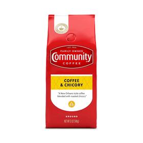 Community Coffee 313037683673 And Chicory Medium-dark Roast Ground 12 Oz