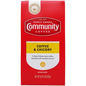 Community Coffee 445033015059 And Chicory Blend 16 Ounce Medium Dark Roast Ground Cof
