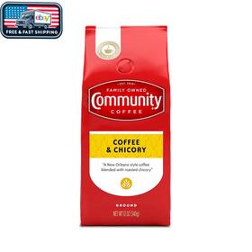 Community Coffee 445051536550 And Chicory Ground 12 Oz Bag Bold Rich Flavor