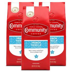 Community Coffee 705353613890 Premium Ground French Vanilla Flavored Medium Roast 1