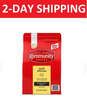 980280777 Community Coffee Ground Cafe Special 46 Oz