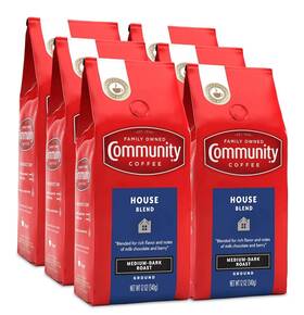 B07b44x28s Community Coffee Sg Us House Blend Ground Medium Dark Roast 12oz Pack Of 6 Inch