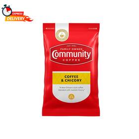 Company 445035595535 & Chicory Medium Dark Roast Pre-measured Coffee Packs 3.0 Ounce Bag Box Of 20