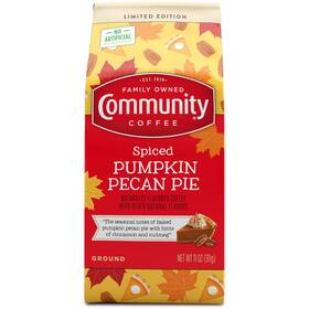 Company 744759631992 Spiced Pumpkin Pecan Pie Flavored Medium Roast Ground Coffee 11 Ounce Bag Pac