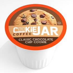 Cookie Jar 810683025050 Chocolate Chip Coffee Pods 40 Singleserve Compatible With K