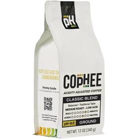 Cophee 860011573302 Electrolyte Infused Low Acid Coffee By - Ground Medium Roast Smooth Non-gmo