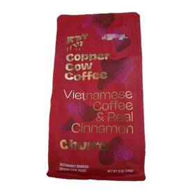 Copper Cow Coffee 077641022500 Churro Dark Roast Ground Vietnamese - 12oz New