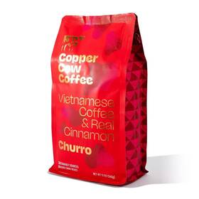 Copper Cow Coffee 817841022500 12 Oz Vietnamese And Real Cinnamon Churro Dark Roast Bb 9/2025
