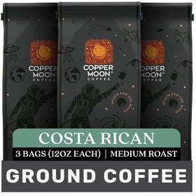 Copper Moon 445031957900 Ground Coffee Costa Rican Blend 12 Ounce Bags Pack Of 3 36