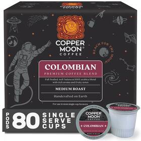 Copper Moon 818390010130 Single Serve Coffee Pods For Keurig K-cup Brewers Medium Roast Co