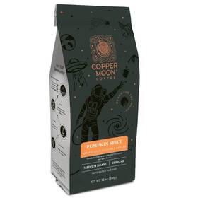 Copper Moon 818390012806 Ground Coffee Medium Roast Pumpkin Spice Blend 12 Oz