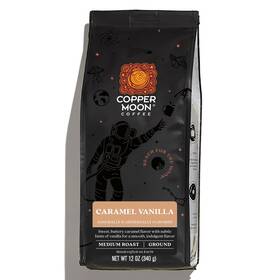 Copper Moon 818390018891 Medium Roast Ground Coffee Caramel Vanilla 12 Ounce Pack Of 1