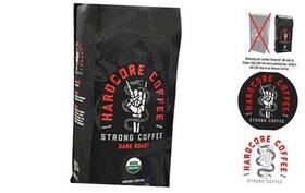 Copper Moon Coffee Map 818390018419 Hardcore Ground High Caffeine Strong Roast 16 Oz