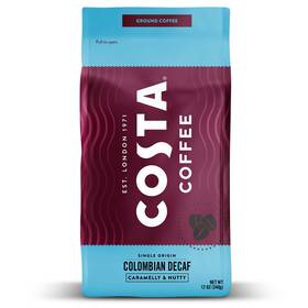 Costa 049000543216 Coffee Decaf Ground Medium Roast 12 Oz Ounce Pack Of 1