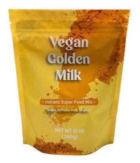 Country Life Natural Foods 023759232256 Golden Milk Powder Vegan Superfood Beverage Turmeric Latte