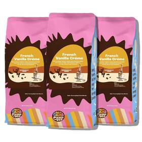 Crazy Cups 744110521276 French Vanilla Coffee Flavored Ground Creme 10 Oz