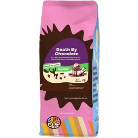 Crazy Cups 810086995851 Flavored Ground Decaf Chocolate Coffee Decaffeinated Death By