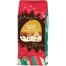 Crazy Cups 810086995943 Caramel Eggnog Flavored Coffee 10 Oz Bag For Hot Or Iced Brewing
