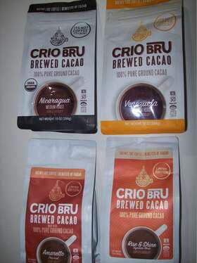 Crio Bru 689990543362 Brewed Cacao Caffeine Free Keto Low Carb Paleo Non-gmo Four Mixes