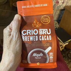 Crio Bru 850017552432 Brewed Cacao Inch Maple Flavored 10oz Coffee Alternative Light Roast