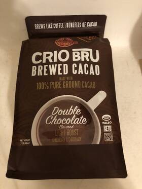 Crio Bru 850017552630 Brewed Cacao Double Chocolate 3lb 48oz Coffee Alternative Natural
