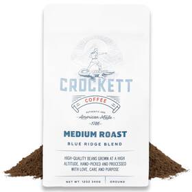Crockett Coffee 850057297034 Medium Roast Ground Bold With Sm