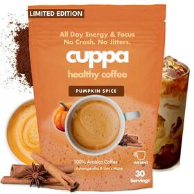 Cuppa Healthy Coffee 445055116123 Pumpkin Spice Mushroom With Adaptogens And Superfoods - Lion S Mane