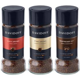 4006067084225-084300-060977 Davidoff Instant Coffee Trio - Rich Aroma Fine And Espresso 57 Bundle