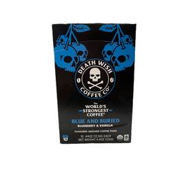 Death Wish 810063342654 Coffee Co Pods Flavor Blueberry And Vanilla 10.44oz/12.5g 10
