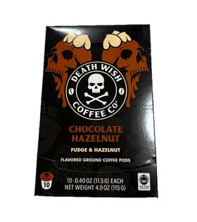 Death Wish 810063343255 Coffee Chocolate Hazelnut 10-0.04oz 11.5 G