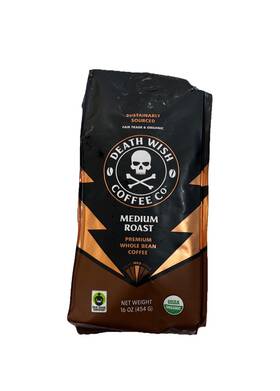 Death Wish 856413007590 Coffee Medium Roast 16 Oz/454g