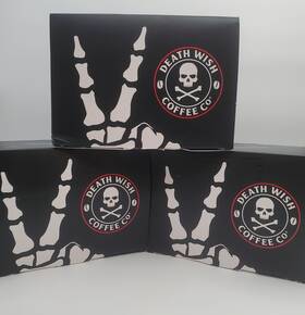 Cl3ea Death Wish 6 Bags Coffee 16oz Premium Light Roast Ground Read Large Sz Bb 08/25