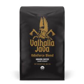 1283821 Death Wish Coffee Valhalla Java Dark Roast Grounds - 80 Ounce Pack Of 1