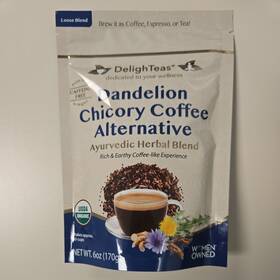 Dlt99885 Delighteas Ayurvedic Herbal Blend Dandelion Chicory Coffee Alternative Caffeine Free 6