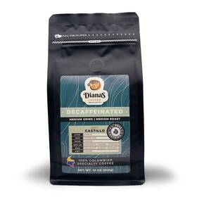 Dianas Coffee 850065535272 Original Specialty Decaffeinated Medium Grind 12 Oz 340g