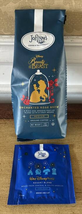 Disney 686198004688 Joffrey S Beauty And The Beast Enchanted Rose Brew Coffee New 11 Oz