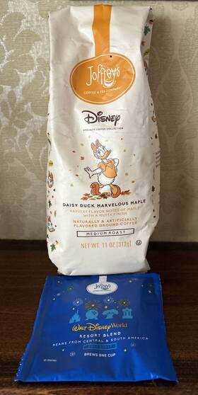 Disney 686198008945 Brand New Joffreys Coffee - Daisy Duck Marvelous Maple 11 Oz Bonus
