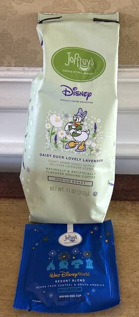 Disney 686198009300 Joffrey S Daisy Duck Lovely Lavender Sweet Honey Brew Coffee New 11 Oz