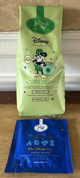 Disney 686198554619 Joffrey S Mickey Mouse Cup O Gold Brew Coffee New 11 Oz