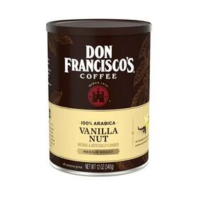 W-10533651 Don Francisco S Franciscos Premium Vanilla Nut Ground Flavored Coffee Rich Aromatic 100%