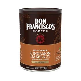 Don Franciscos 798527311074 Cinnamon Hazelnut Flavored Ground Coffee 12 Oz Can