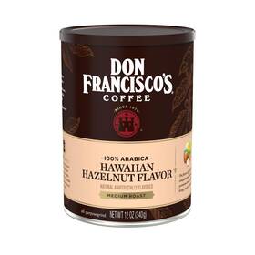 Don Franciscos 885520731708 Hawaiian Hazelnut Ground Coffee 12oz Pack Of 3 Premium Blend